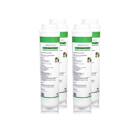 American Filter Co AFC Brand AFC-G6-VF1200, Compatible to GE GNSV70 Water Filters (4PK) Made by AFC AFC-G6-VF1200-4p-4309